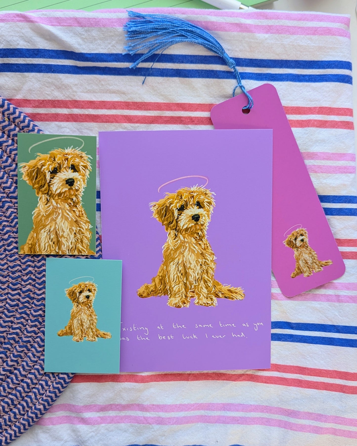 Angel Dog Mini Print - 'Lucky' Mini Print Bundle