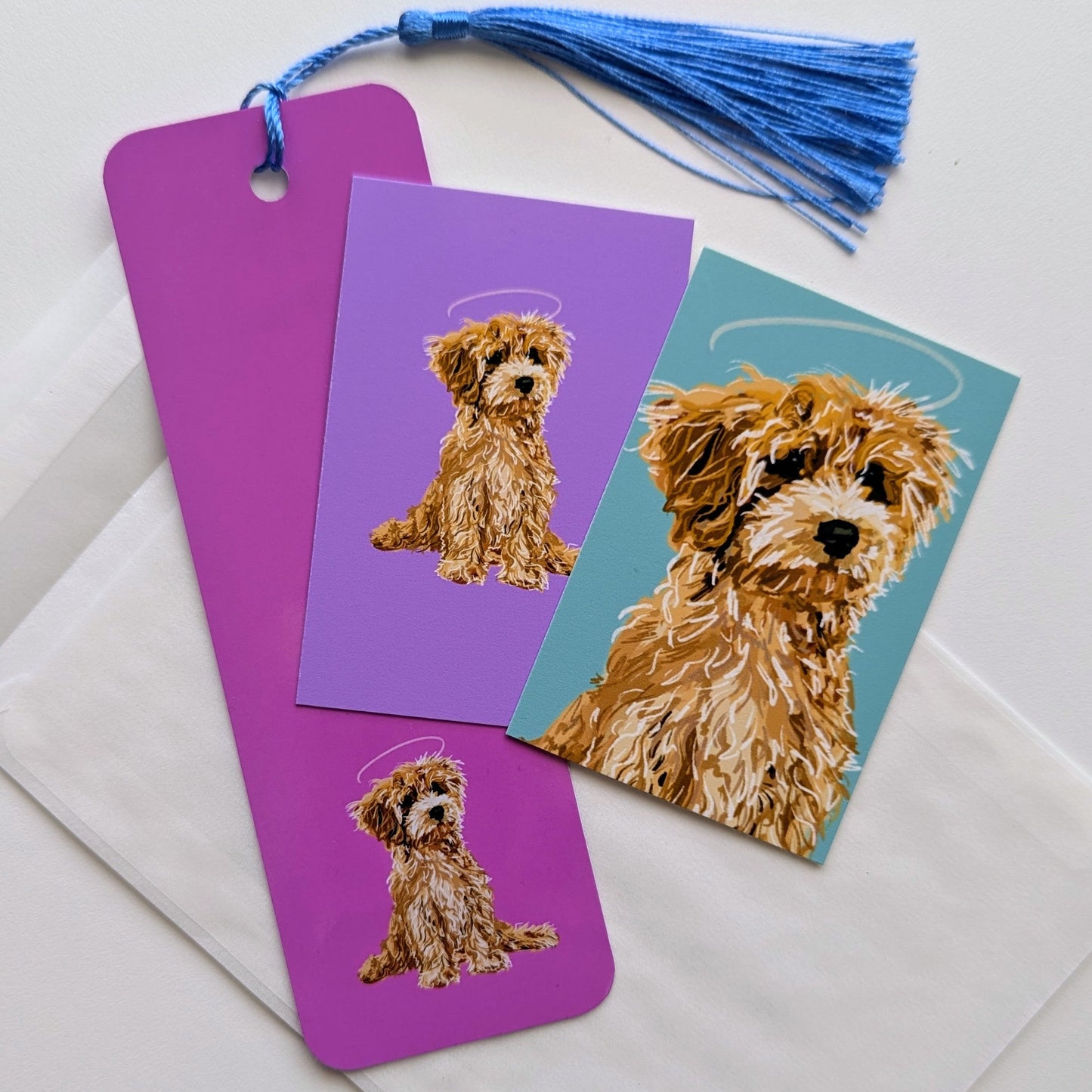 Angel Dog Mini Print - 'Lucky' Mini Print Bundle