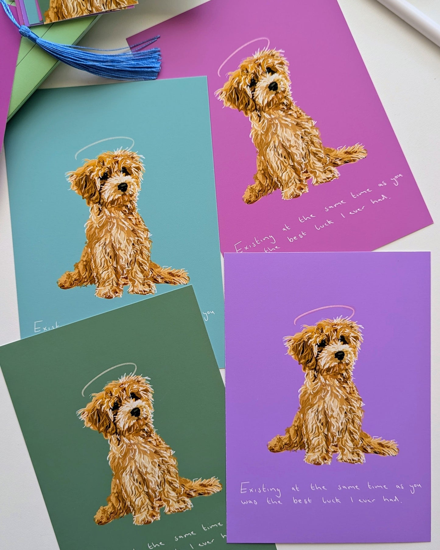 Angel Dog Mini Print - 'Lucky' Mini Print Bundle
