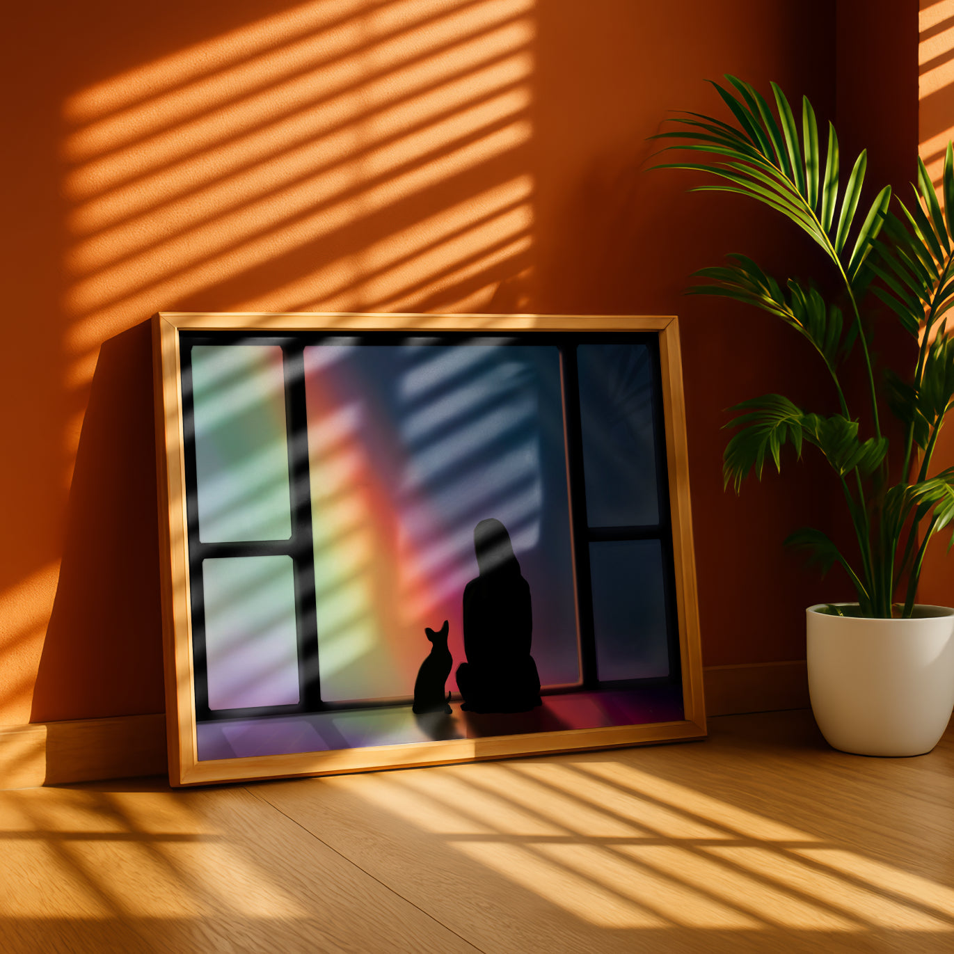 Cat Loss Fine Art Print - "Next to Me"