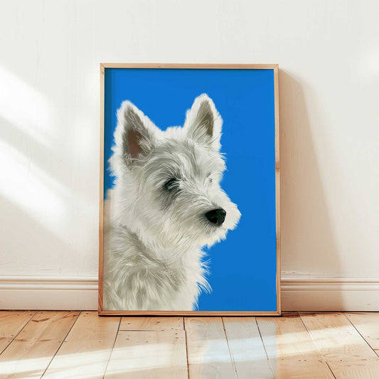 West Highland Terrier Fine Art Print - A4 & A3